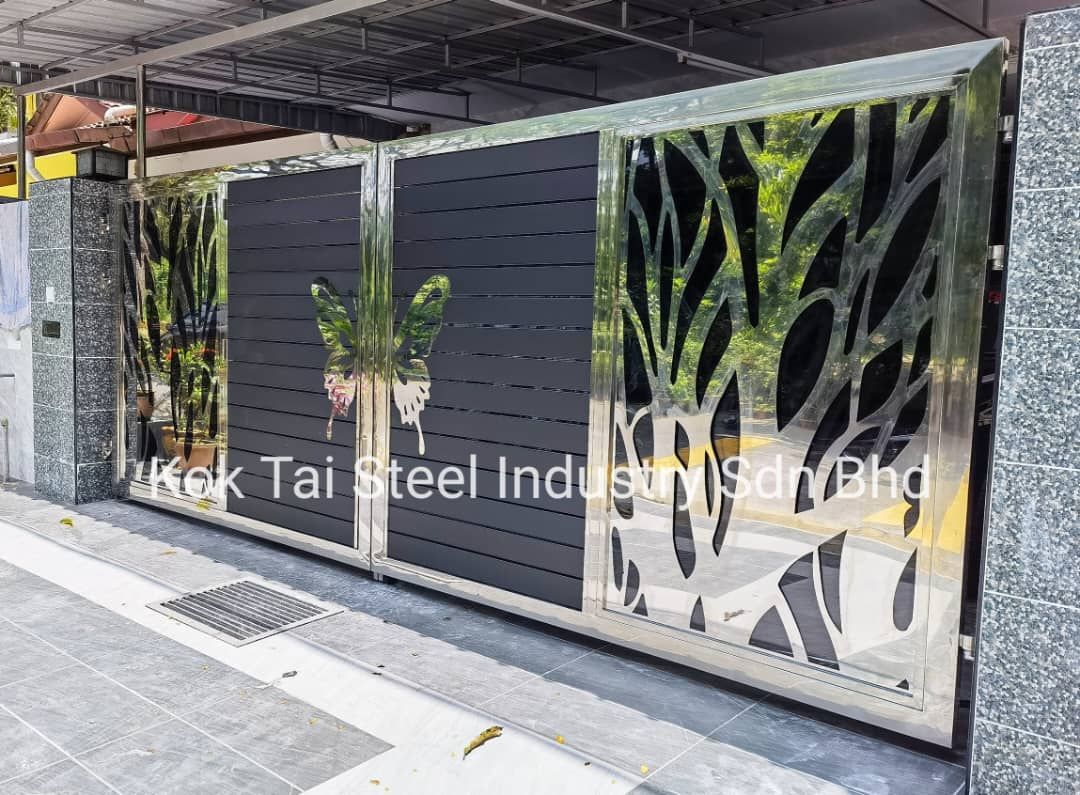 Kok Tai Stainless Steel 304 Door High Quality Plank Butterfly