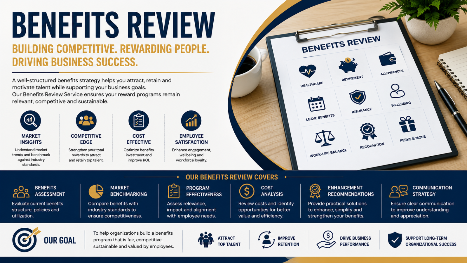 Salary Benchmarking & Benefits Review Services