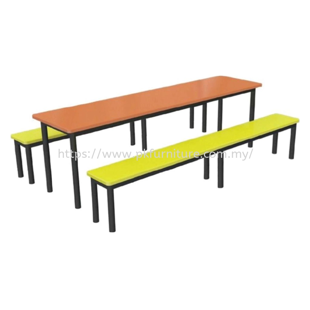 FRP Canteen Furniture - FRP-D4-8 - 8 Canteen Table Seater Set