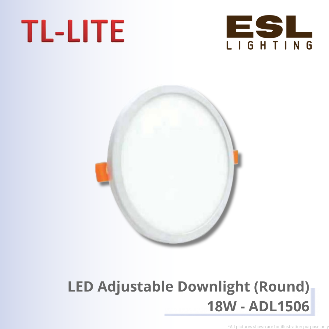 TL-LITE LED Adjustable Downlight (Round) 18W - ADL1506