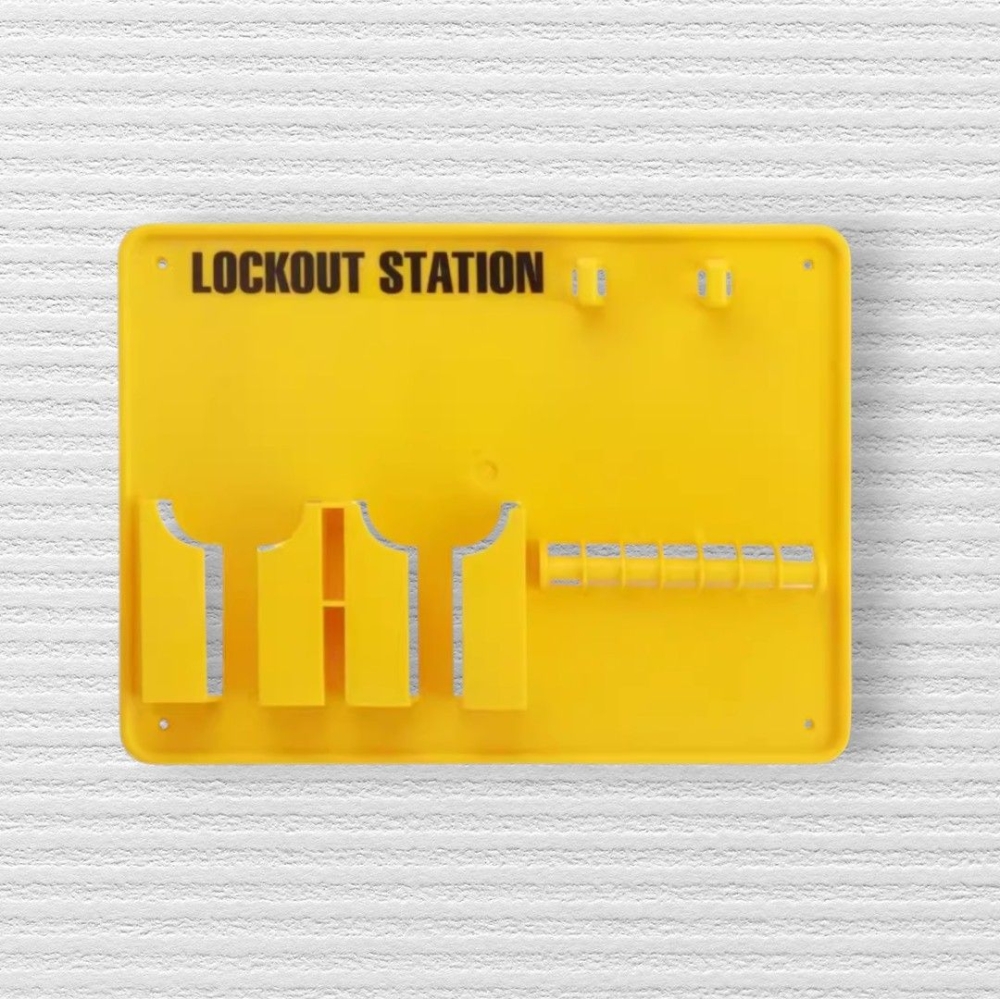 VSAFEMKT | LMG07 Lockout Tagout Station Board | Compact Wall-Mounted ...