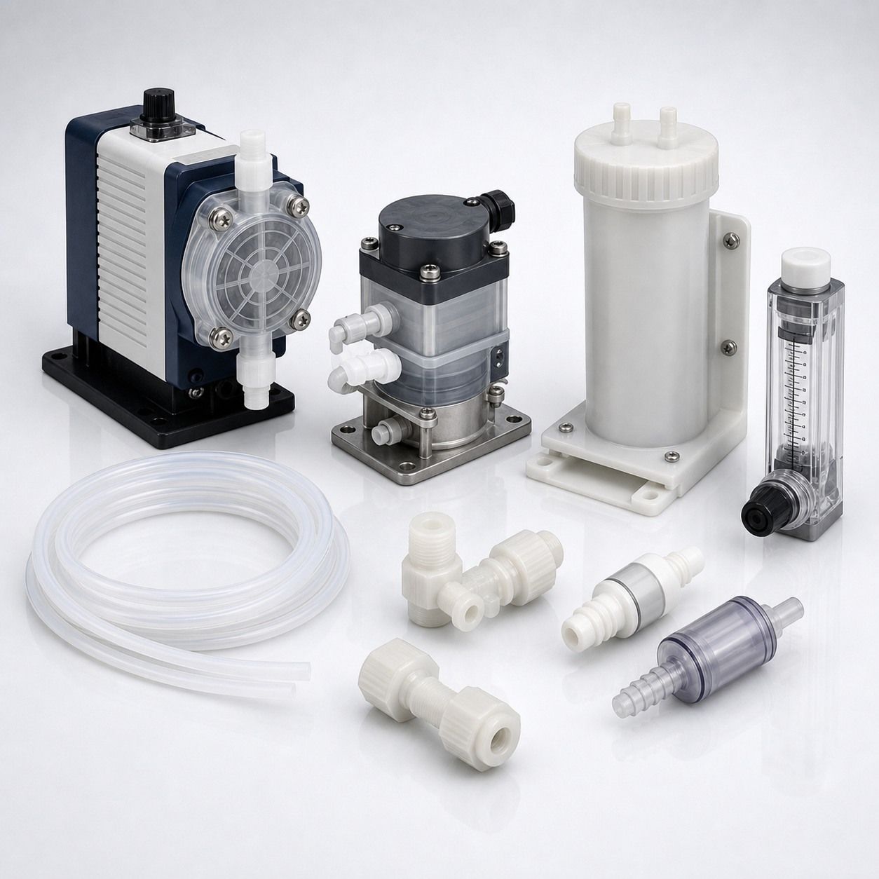 Chemical dosing parts