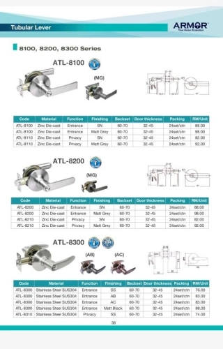 ATL8300 armor lock