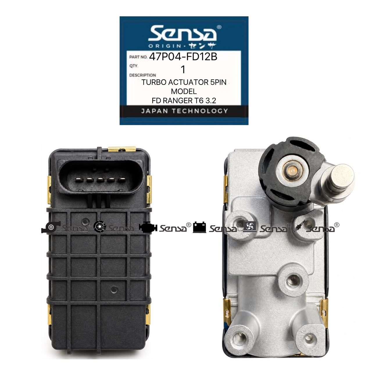 FD RANGER T6 3.2 TURBO ACTUATOR 5PIN