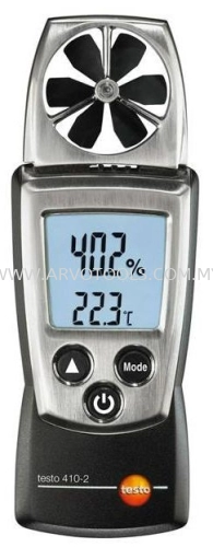 TESTO 410-2 VANE ANEMOMETER (WITH RH READING)