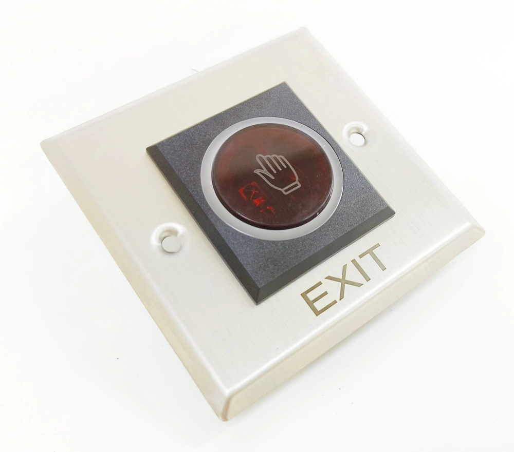 No Touch Button / Infrared Sensor Contactless Door Release Exit Button with LED Indication Door Access Control