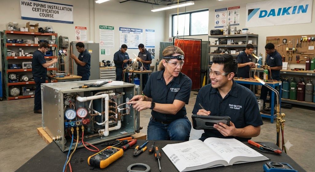 HVAC piping installation certification course
