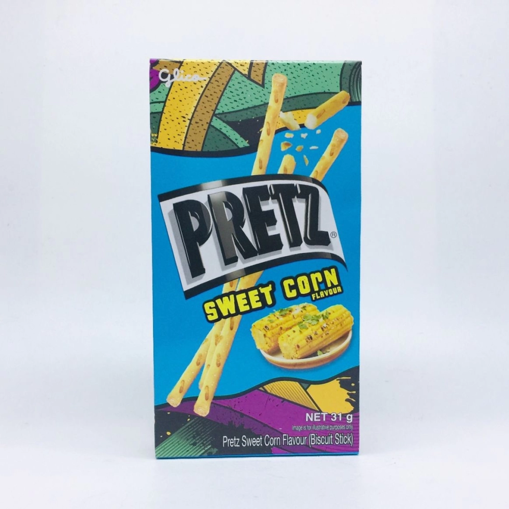 Glico Pretz Sweet Corn Flavour格力高百力滋甜玉米棒31g