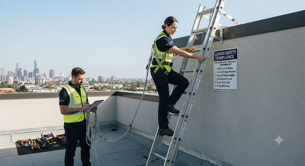 HVAC ladder safety compliance standards