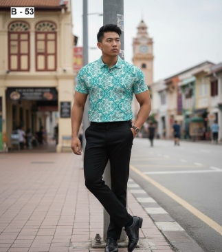 Custom Batik Sublimation T-Shirt