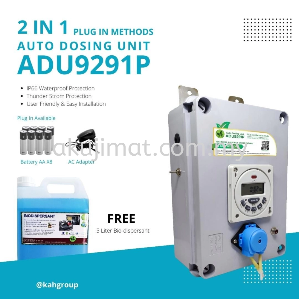 Auto Dosing Unit ADU9291P @ 2 IN 1 Plug In Mode