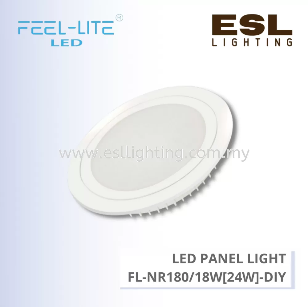 FEEL LITE LED RECESSED DOWNLIGHT ROUND 18W [22W] - FL-NR180/18W[24W]-DIY