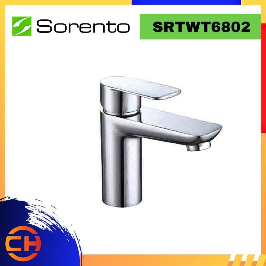 SORENTO BASIN MIXER TAP SRTWT6802 Basin Mixer Tap ( L130MM x W45MM x H130MM ) 