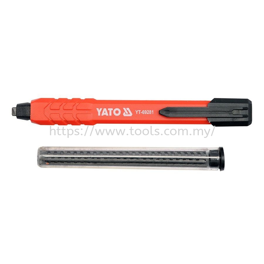 YT-69281 Automatic Caprenter's / Masonry Pencil With Spare Leads