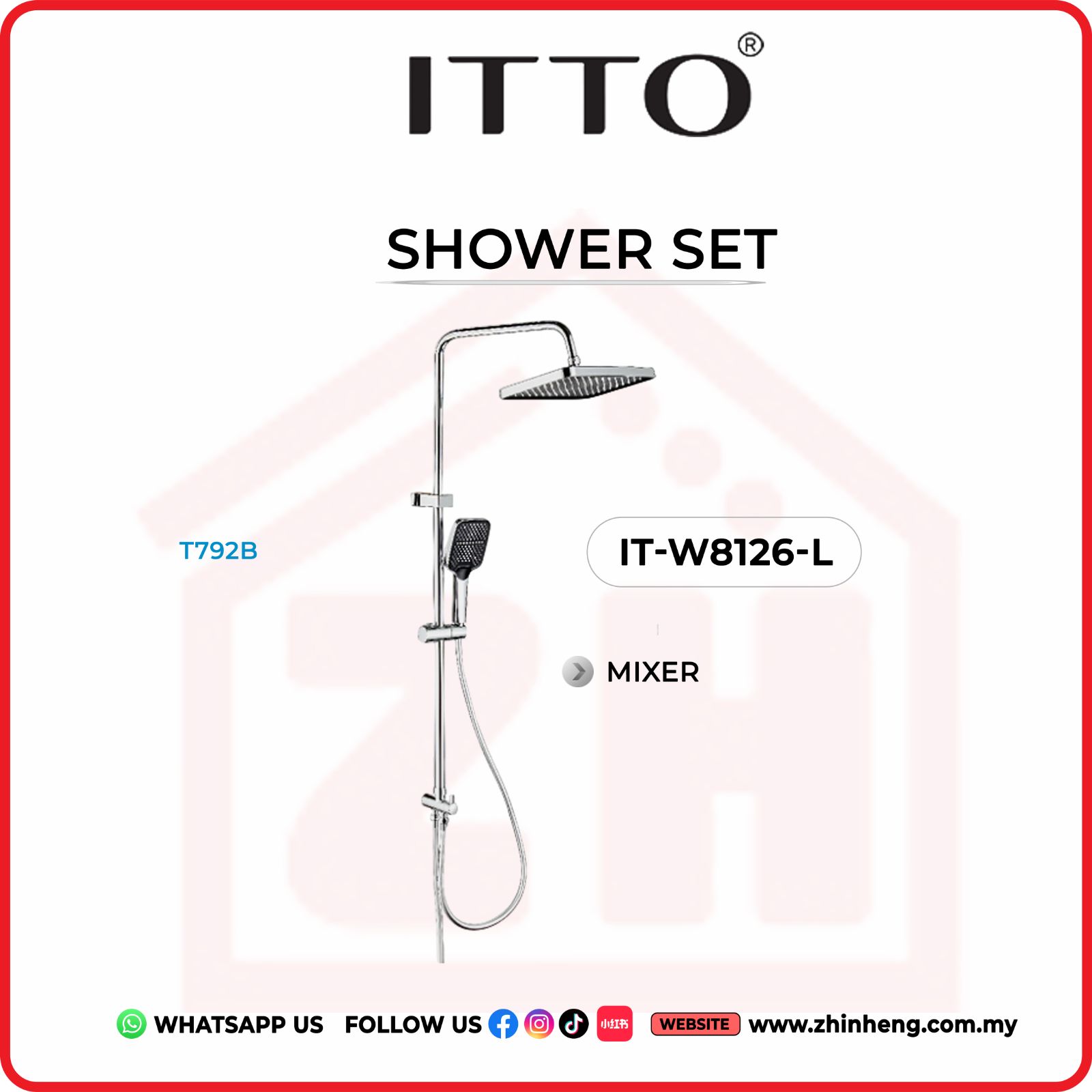 ITTO SHOWER SET  IT-W8126-L