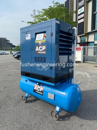 ACP 20HP PM Inverter model cw 300L horizontal tank Model: RS20E-P/ 300