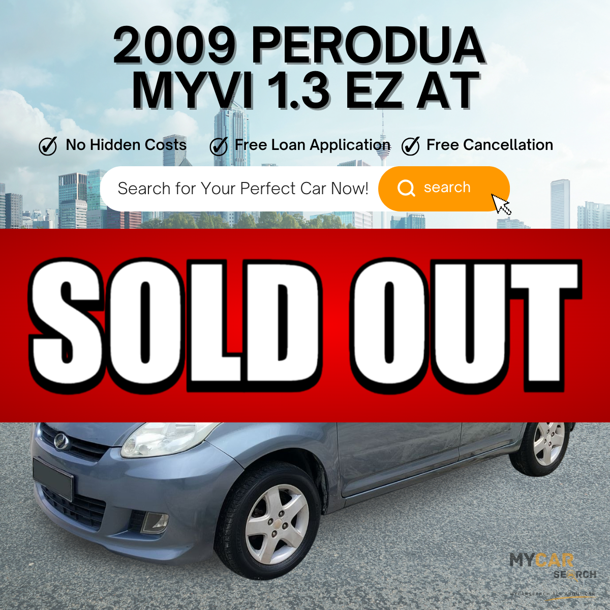 2009 PERODUA MYVI 1.3 EZ AT