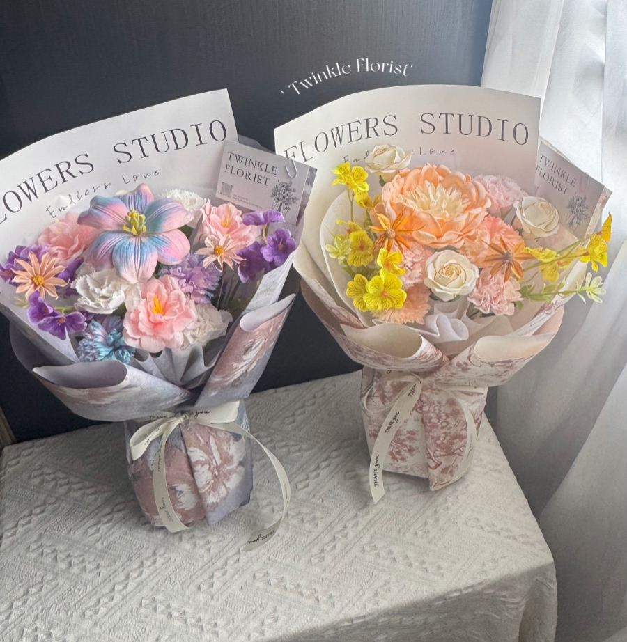 Soap Flowers Mix Bloom Bouquet | Mothers Day Bouquet Delivery Jb