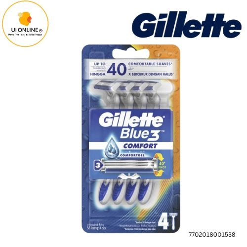 Gillette Blue3 Comfort Disposable Razor [4Pcs]  *1538