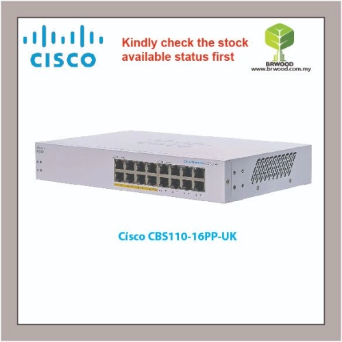 Cisco CBS110-24T-UK : CBS110 24 - Port GE Unmanaged Switches Selangor,  Malaysia, Kuala Lumpur (KL), Puchong Service, Installation | Brwood  Technology