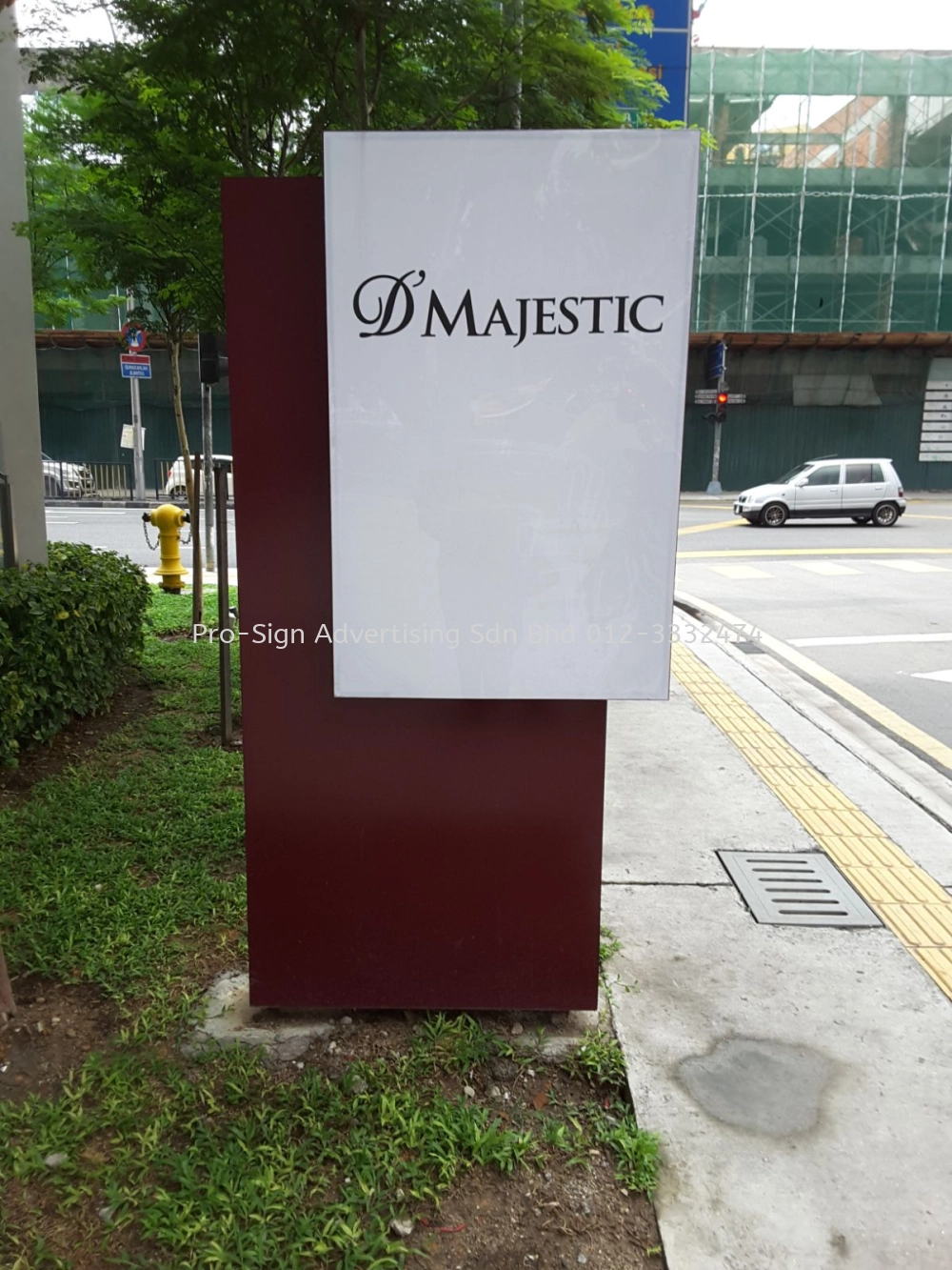 OUTDOOR PYLON SIGNAGE (D MAJESTIC, PUDU, 2015)