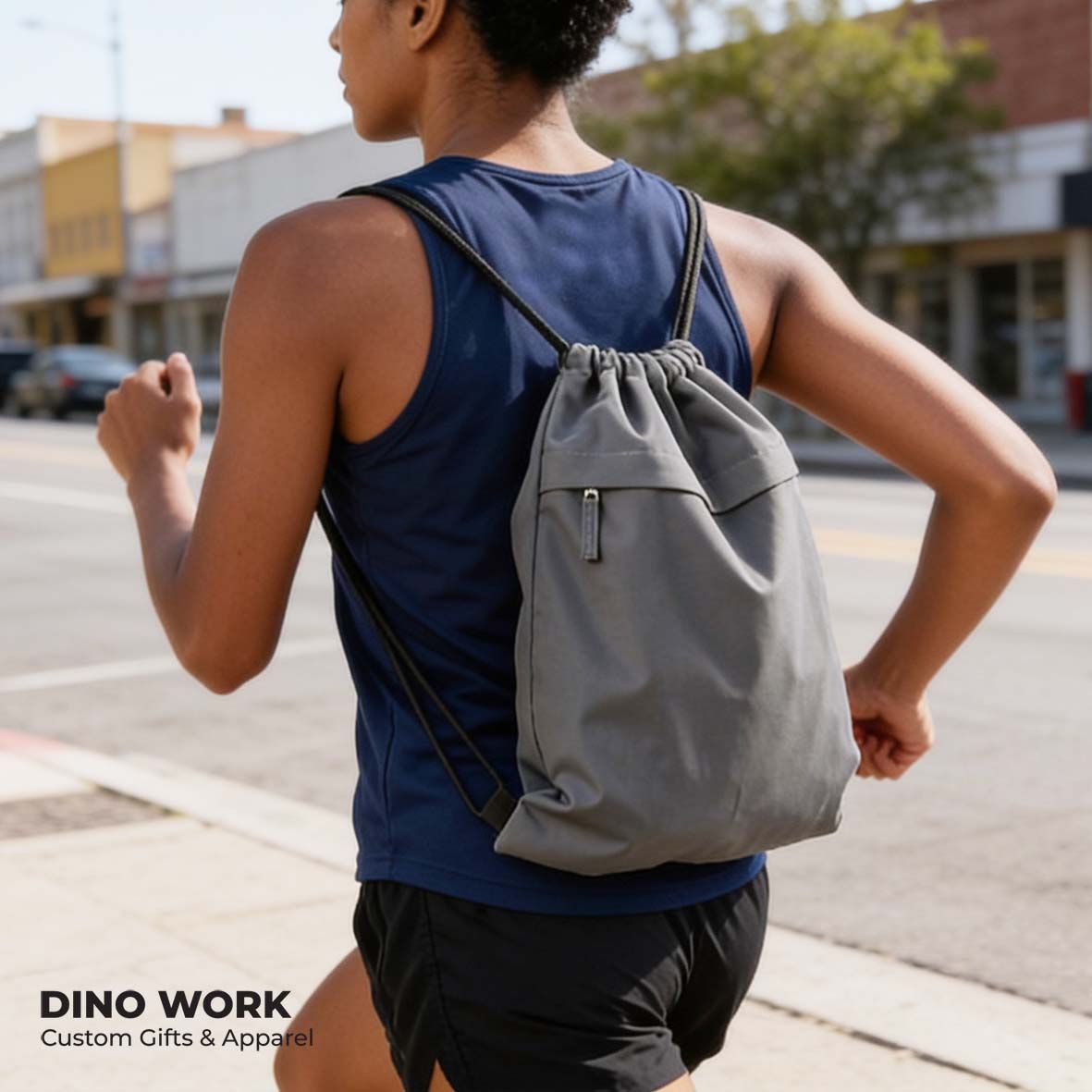 Water-Resistant Drawstring Backpack 0095
