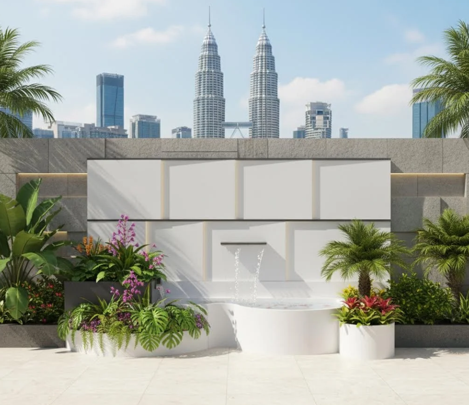 Best Custom Water Fountain Contractor Malaysia 马来西亚最佳定制喷泉承包商 Kontraktor Air Pancut Tersuai Terbaik Malaysia