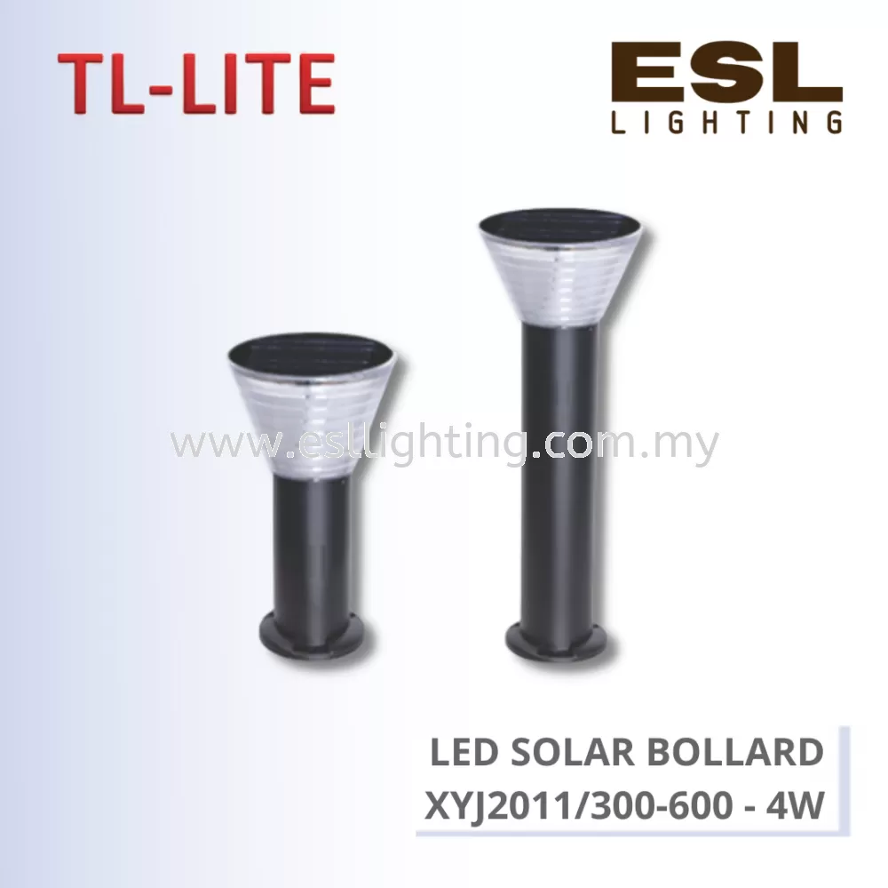 TL-LITE SOLAR LIGHT - LED SOLAR BOLLARD XJY2011/300-600 - 4W