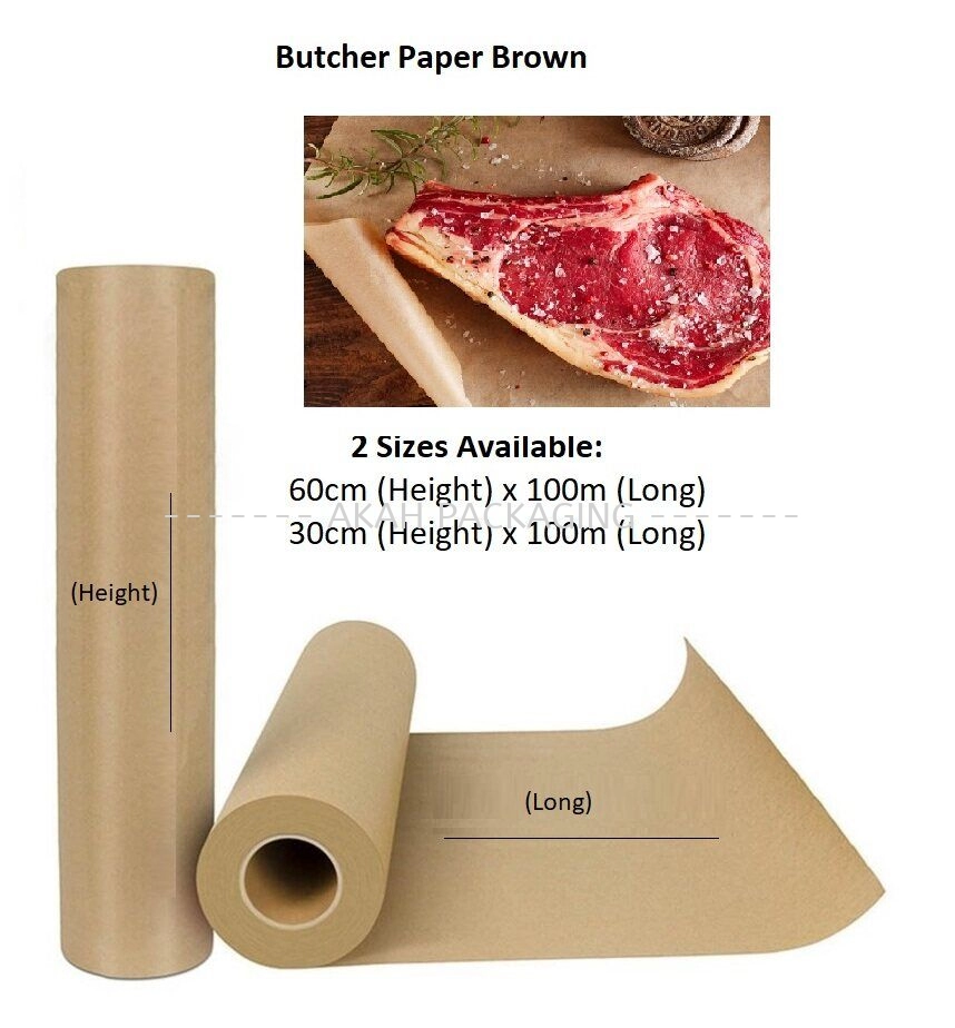 Brown Butcher Paper Roll Uncoated / Meat & Butcher Paper Wrap Selangor, KL,  Malaysia, Subang Jaya Supplier, Distributor, Dealer, Wholesaler