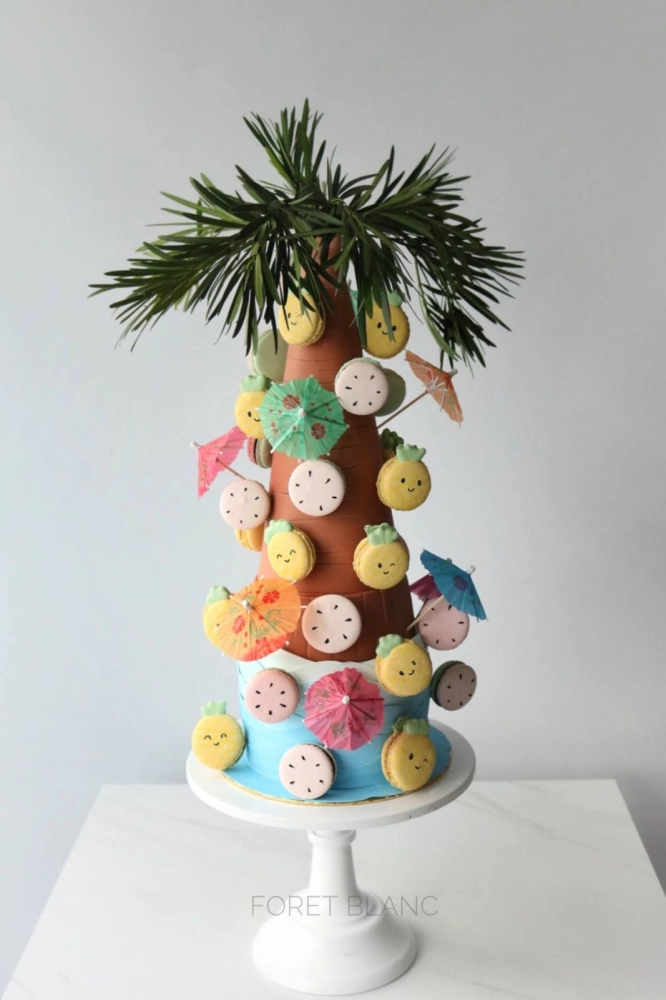 Aloha Beach Macaron Tower