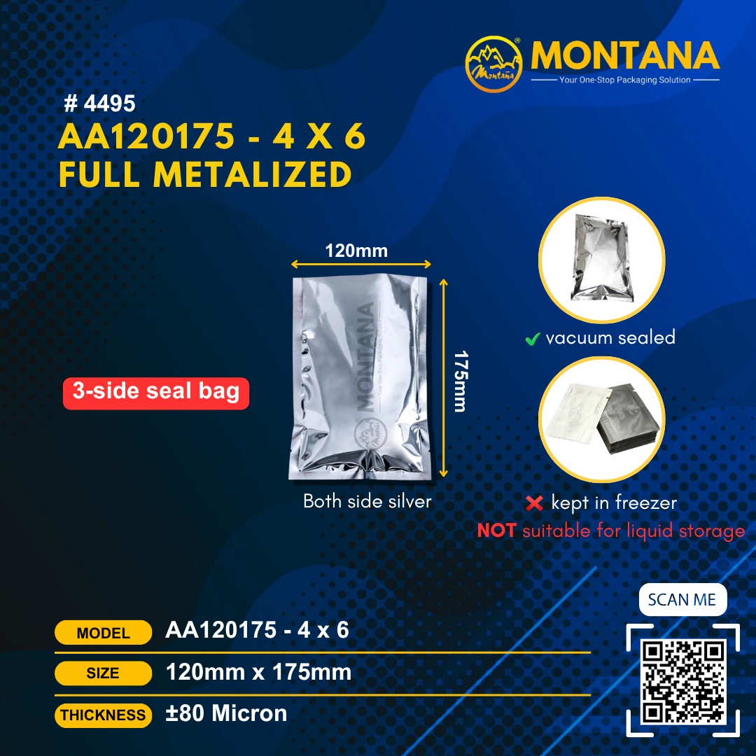 (4495) FULL METALIZED AA120175 - 4 x 6