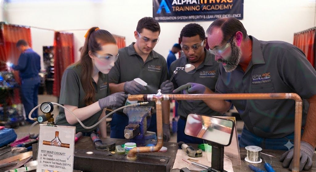 leak proof HVAC brazing workshop training