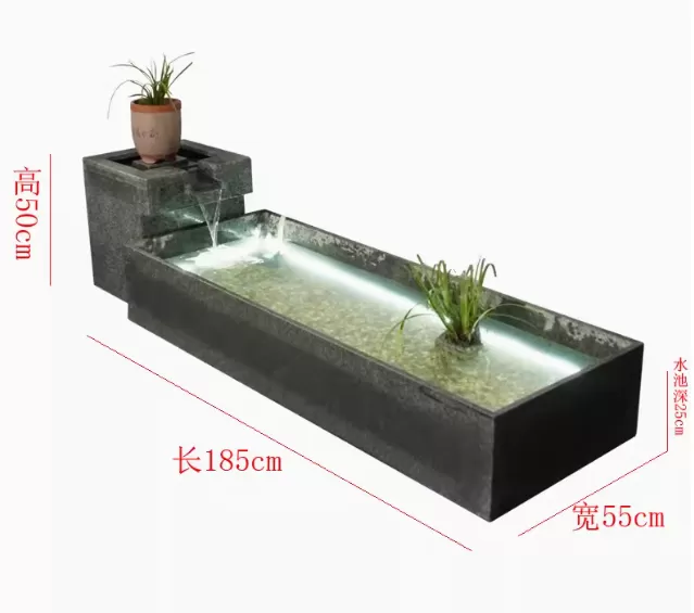 Premium Water Fountain Simple fountain, fish pond, water feature, flowing water ornaments, office floor-standing ornaments, balcony courtyard landscaping decoration