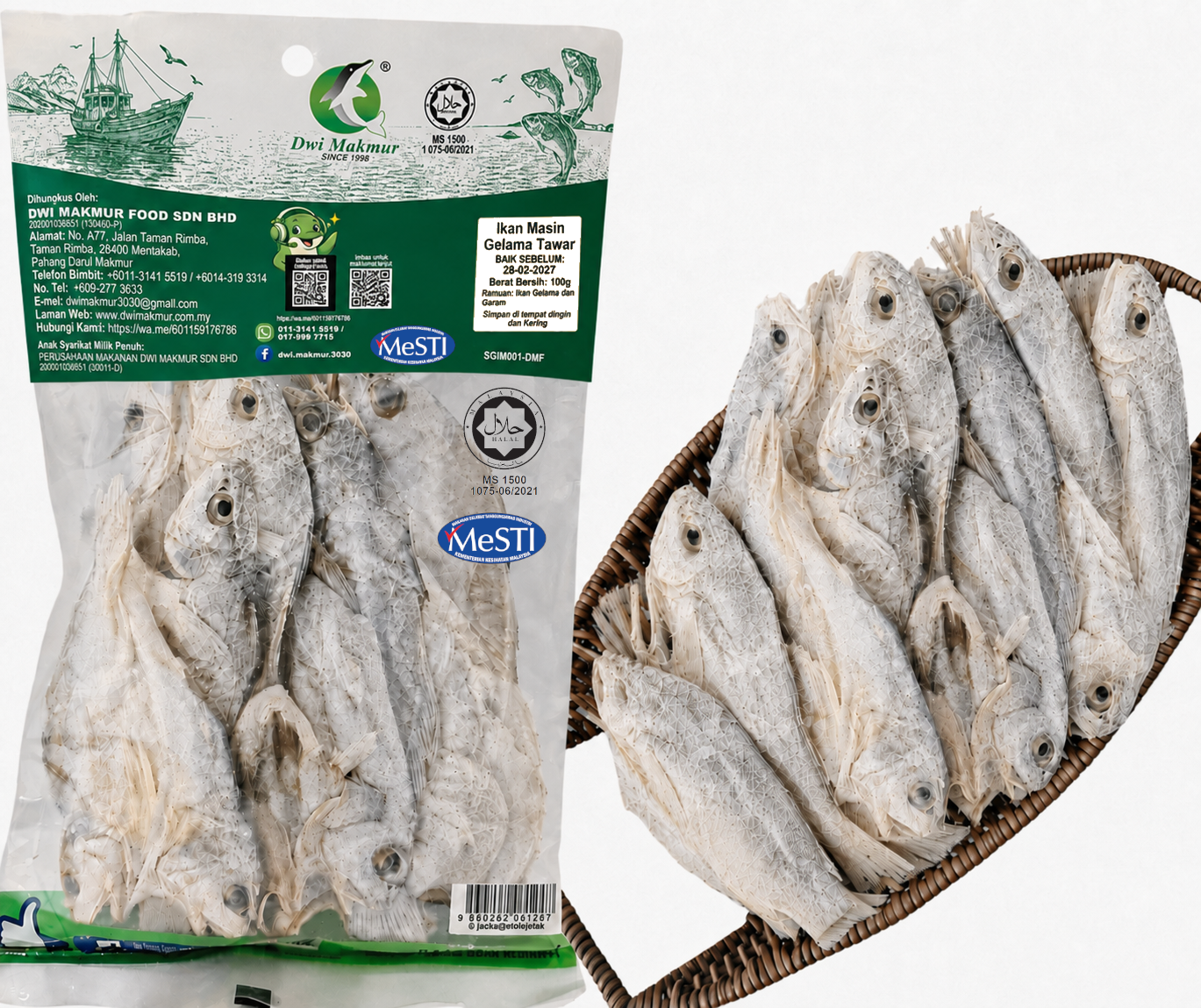 Tawar Croaker 100 Grams RM5.50 X 5 Units C.Dwi Makmur