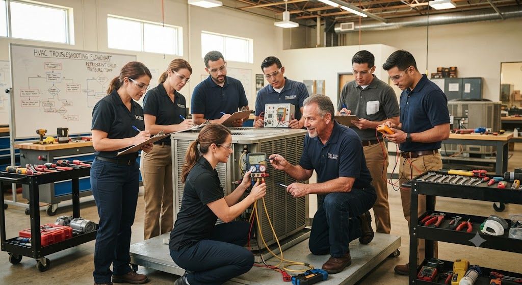 HVAC servicing practical training course
