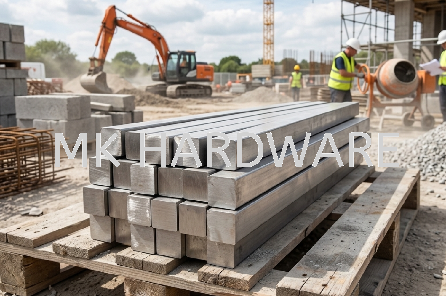 STAINLESS STEEL 316L SQUARE BAR 5/16" (7.983MM)