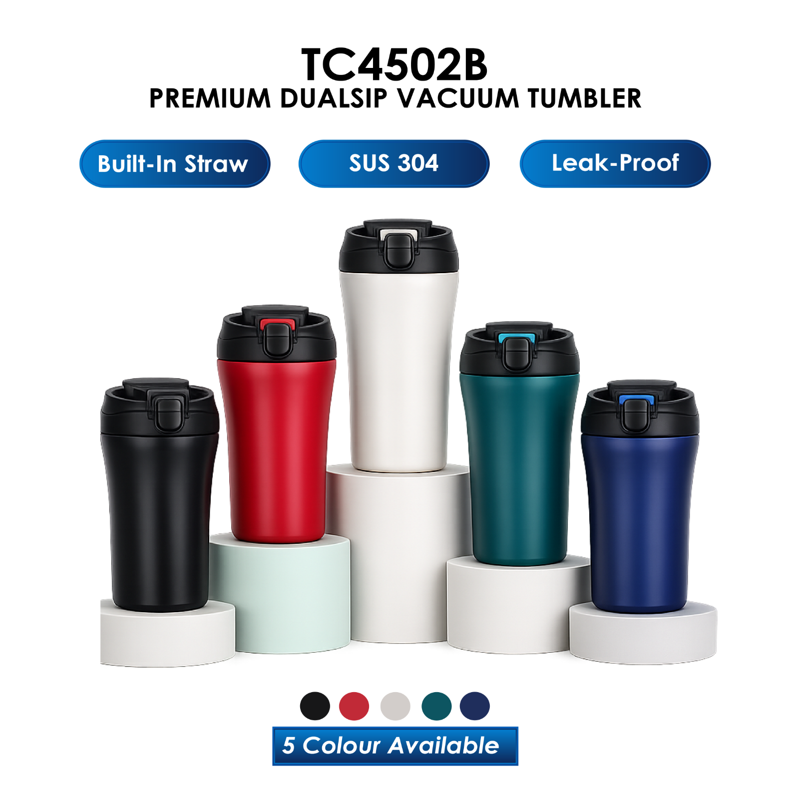 TC4502B - BLENDY STAINLESS STEEL HOT&COOL TUMBLER