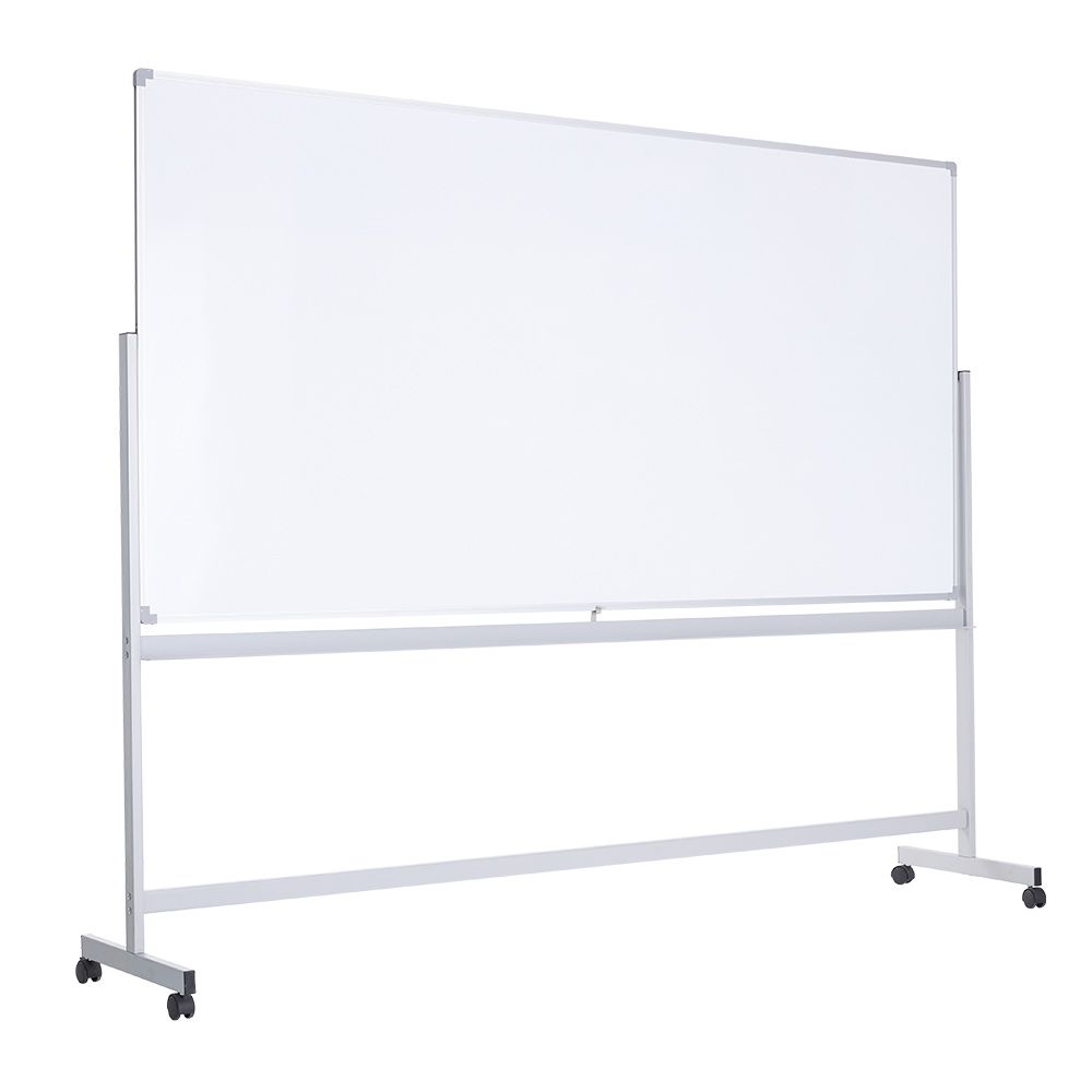 WHITE BOARD WITH DOUBLE SIDED MOBILE STAND - KOZI STAND
