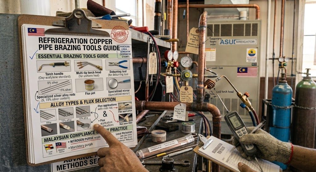 refrigeration copper pipe brazing tools guide