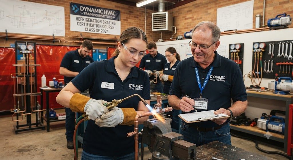 refrigeration HVAC brazing certificate training course