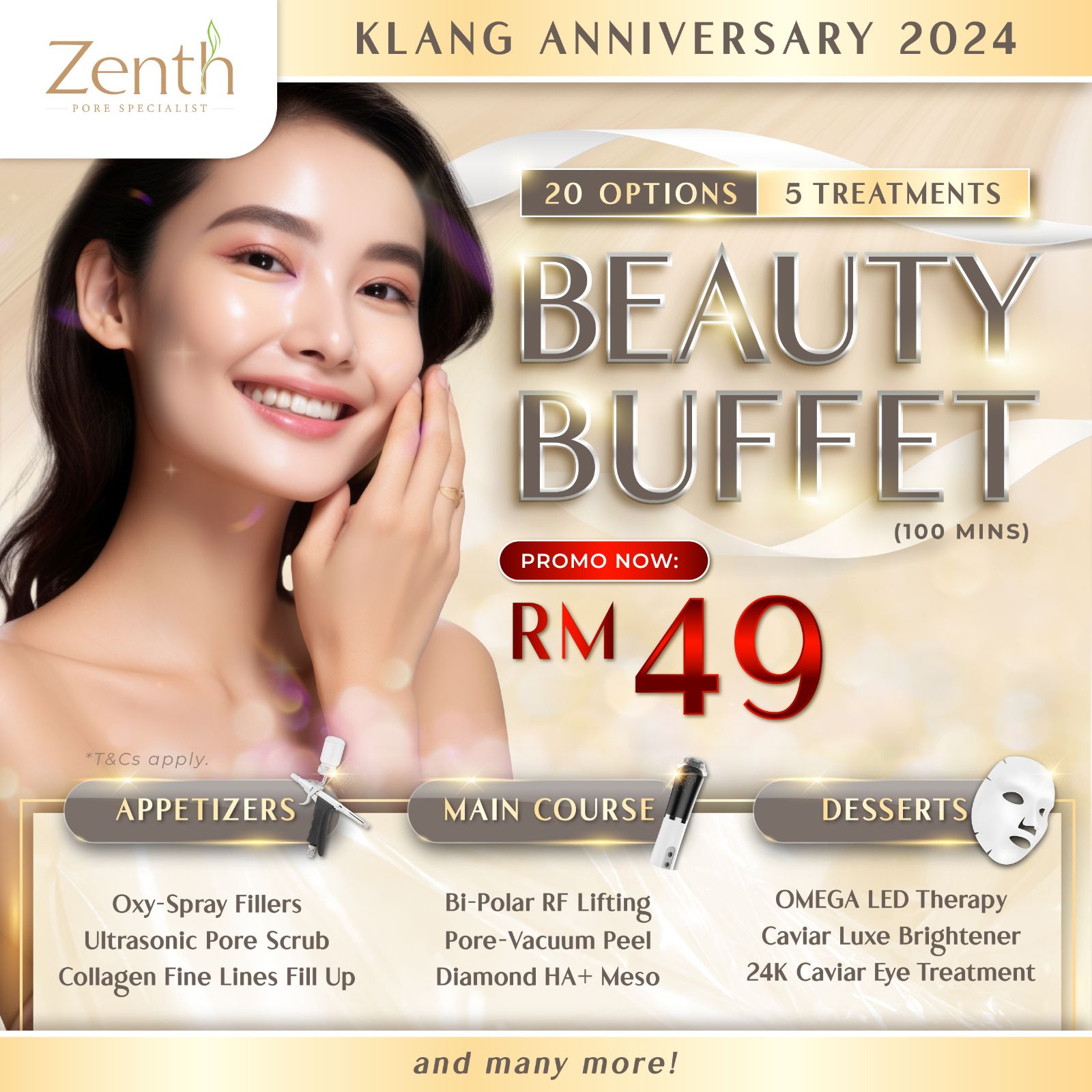 BEAUTY BUFFET (5 Treatments)