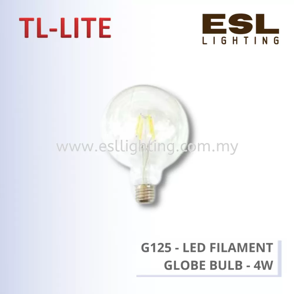 TL-LITE LED FILAMENT BULB GLOBE BULB - G125 4W