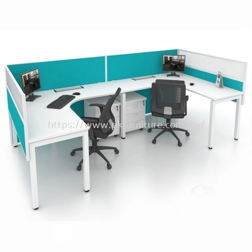 Desking 20 System 01 - 2 Pax Workstation