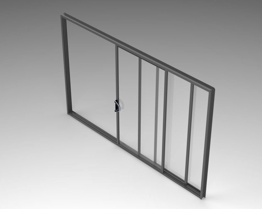 H2100 X W2700 Aluminium Stacker Door (3-Pane) Bayswater, Melbourne ...