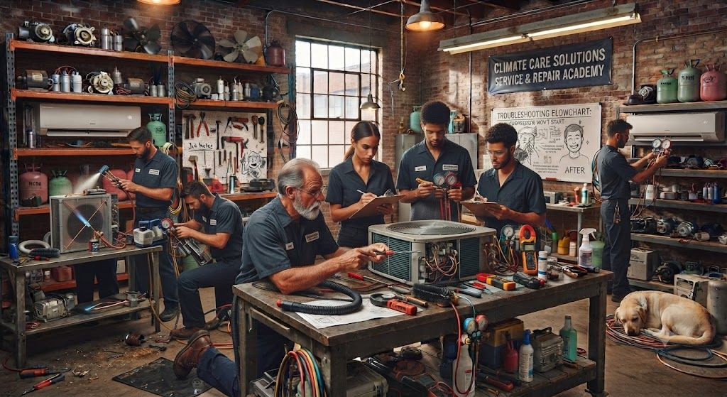 HVAC servicing workshop training