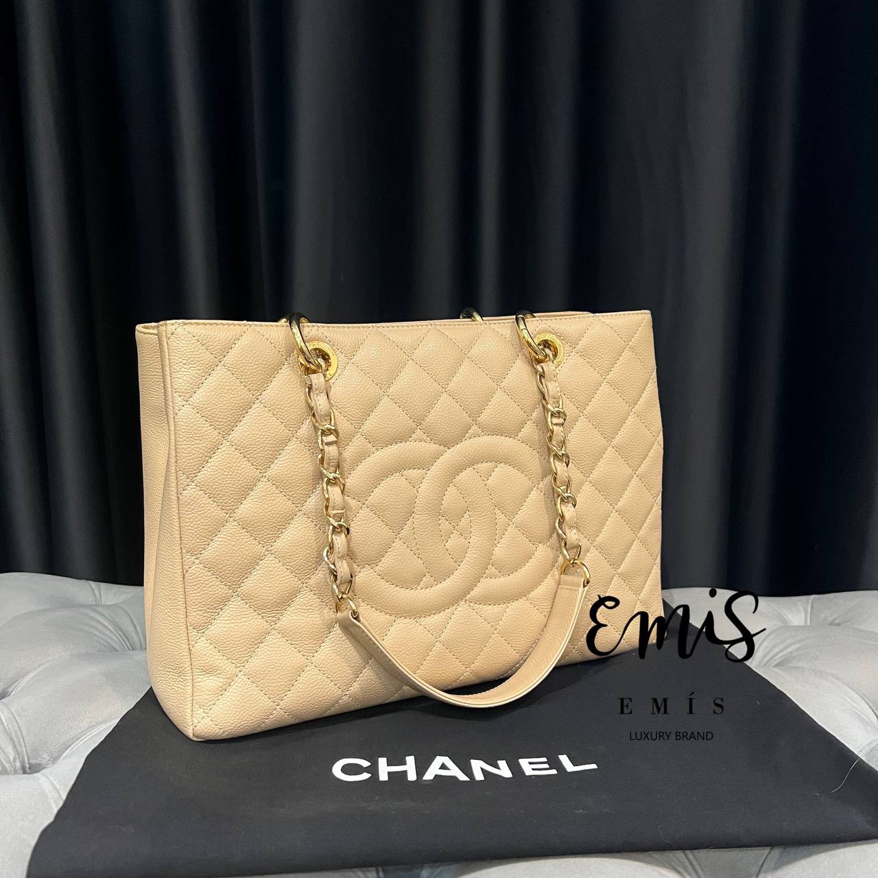 Chanel Caviar Grand Shopping Tote- Preloved Luxury