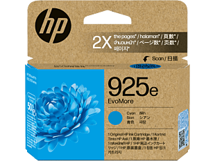 HP 925e EvoMore Cyan Original Ink Cartridge 4K0W0P