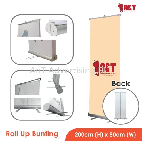 A&T NORMAL ROLL UP BUNTING EXHIBITION BOOTH