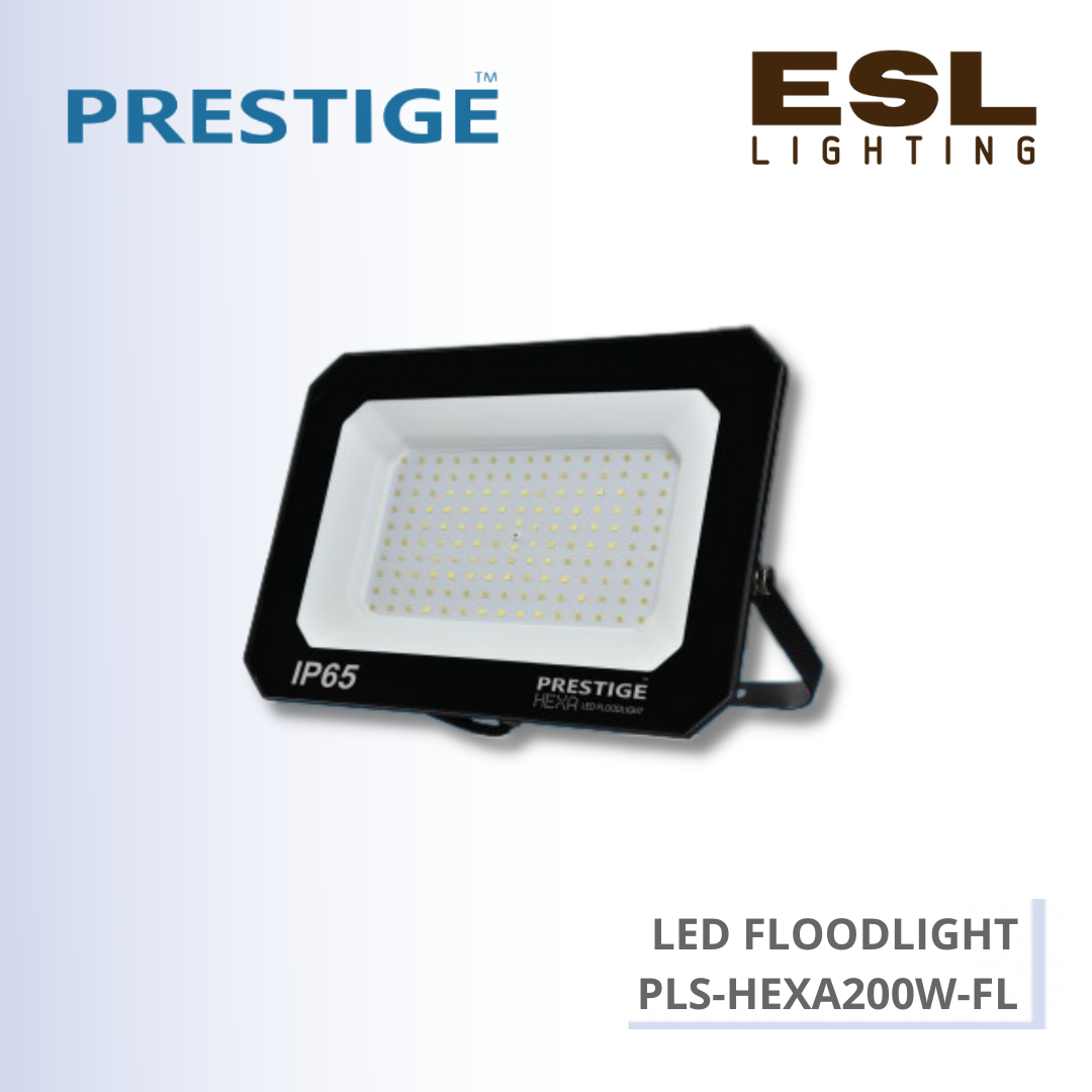 PRESTIGE HEXA LED FLOODLIGHT 200W - PLS-HEXA200W-FL IP65 [SIRIM]