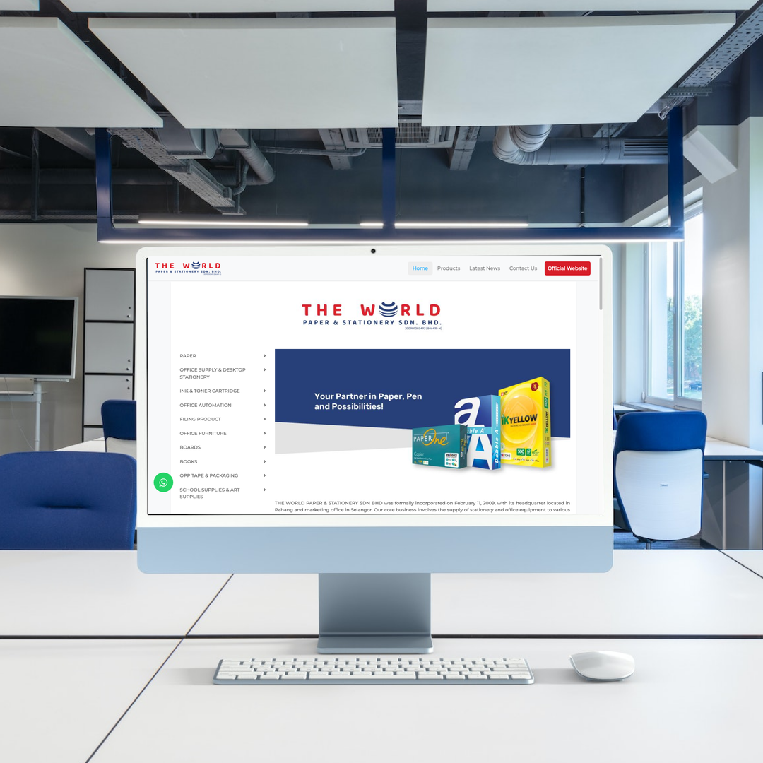 Paper & Stationery Supplier Puchong, Selangor, Kl, Office Web Design | SEO | Digital Marketing | Selangor